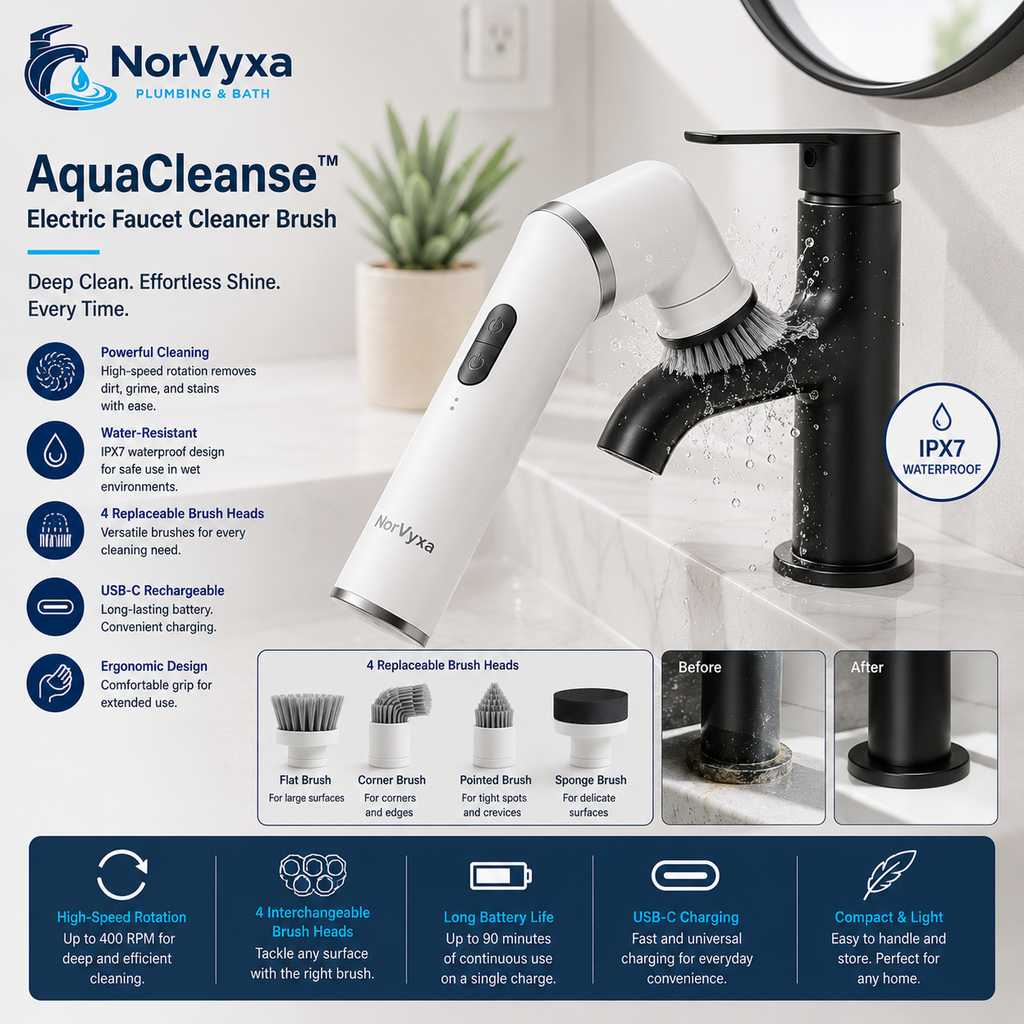 PowerScrub Cordless Electric Cleaning Brush Kit